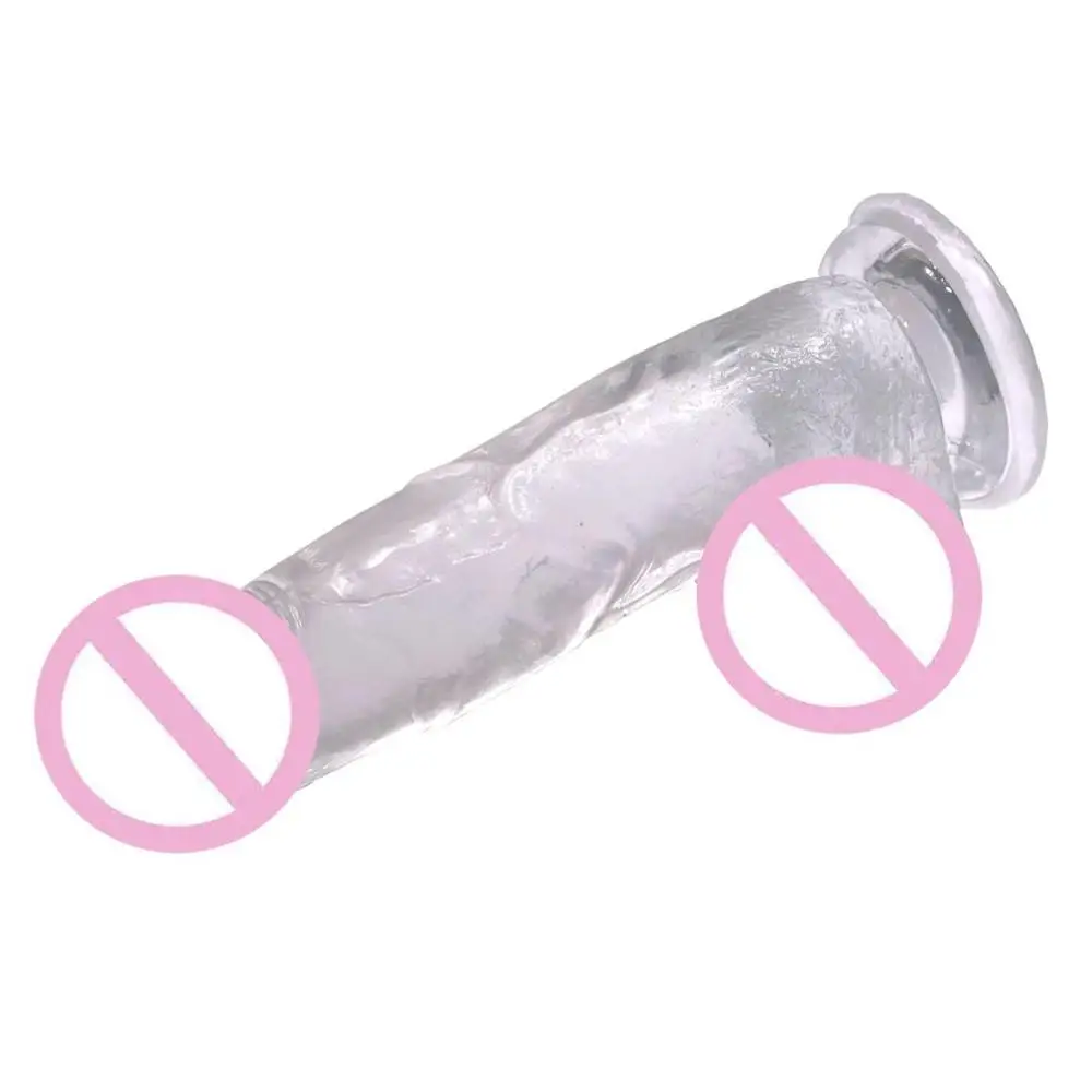 Superior Soft Jelly Realistic Dildo 7.5'' Fake Penis with Strong Suction Cup Sex Toys for Woman Adult Sex Products Shop