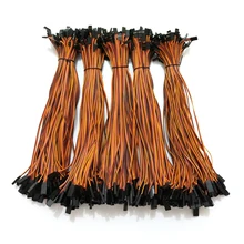 300 мм 30 см 22awg 500 шт./лот RC сервоприводы удлинитель жильный кабель для Futaba JR мужчина и женщина подключите кабели проводки