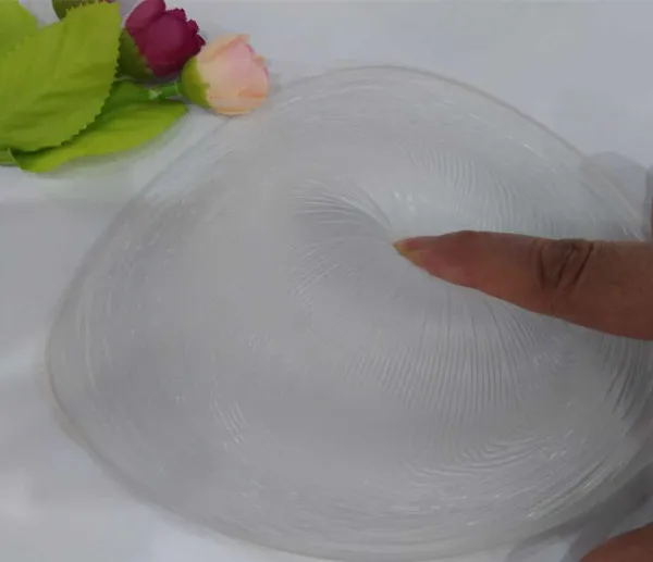 

Free Shipping!! Backside Deep Concave Triangle Shape Transparent 320g/pair Silicone Swimming Pads Women Lift Up Enhancers