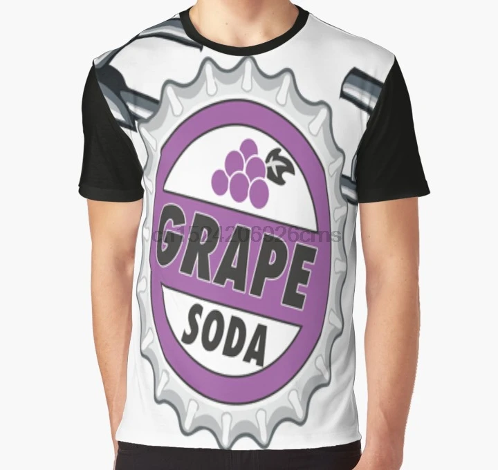 

All Over Print 3D Tshirt Men Funny T Shirt Grape Soda Badge Sticker
