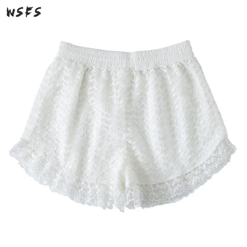 

Summer Safety Shorts Pants Lace Womens Boy Short Boxer Hot Booty Black White Female Ladies Underwear Under Skirt Shorts Out Wear