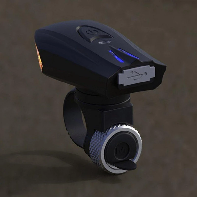 Weimostar Предупреждение умный usb зарядка Велоспорт Передний Свет водостойкий велосипедный руль свет горный велосипед головной свет