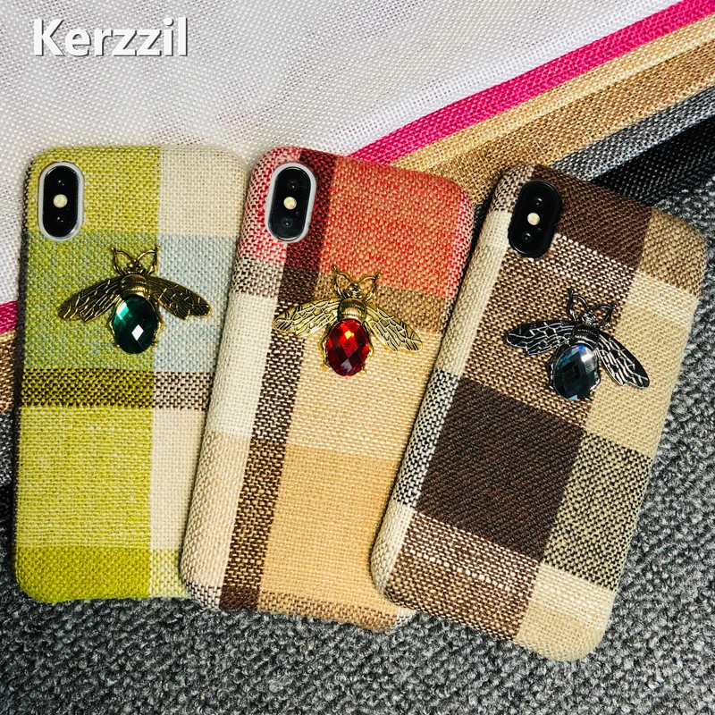 Kerzzil роскошный сетчатый чехол для iPhone X XR XS MAX 8 7 6 мягкая задняя крышка из