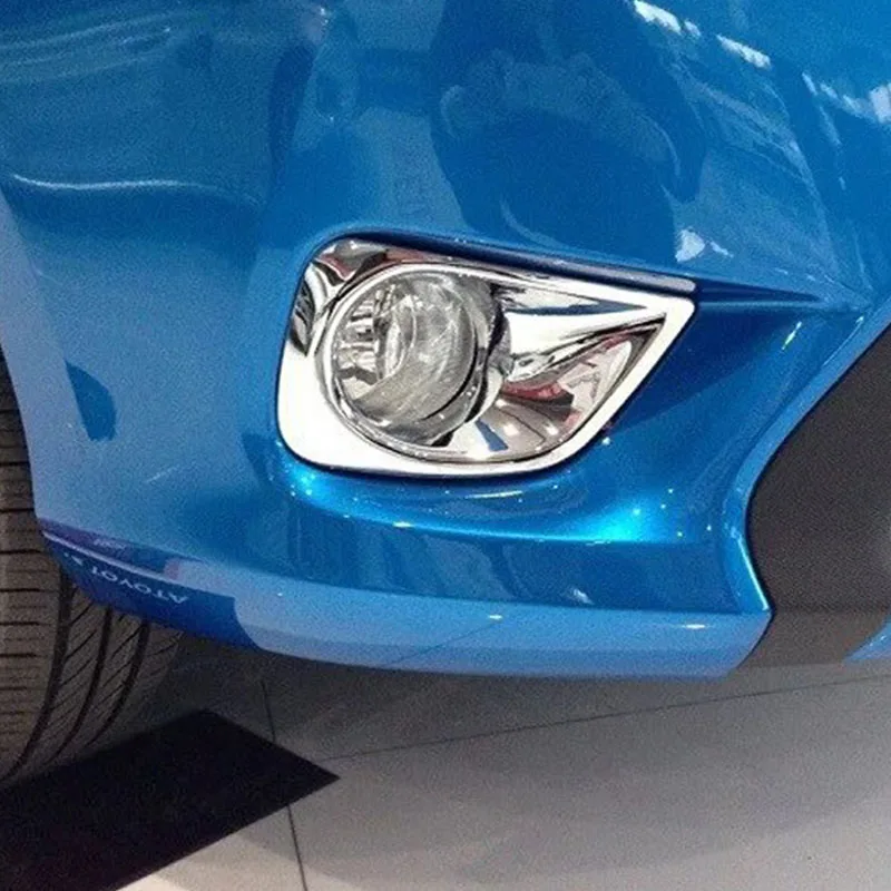 

For Toyota Vios/Yaris sedan 2014 2015 2016 Car Styling Accessories ABS Plastic front fog lamp Light Cover Trim