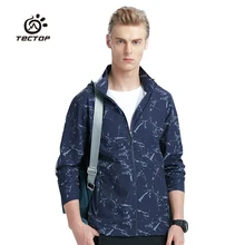 TECTOP/для прогулок походная куртка мужчины весна осень дышащая ветрозащитная ультратонкая быстросохнущая куртка стрейч Тренч Мужская