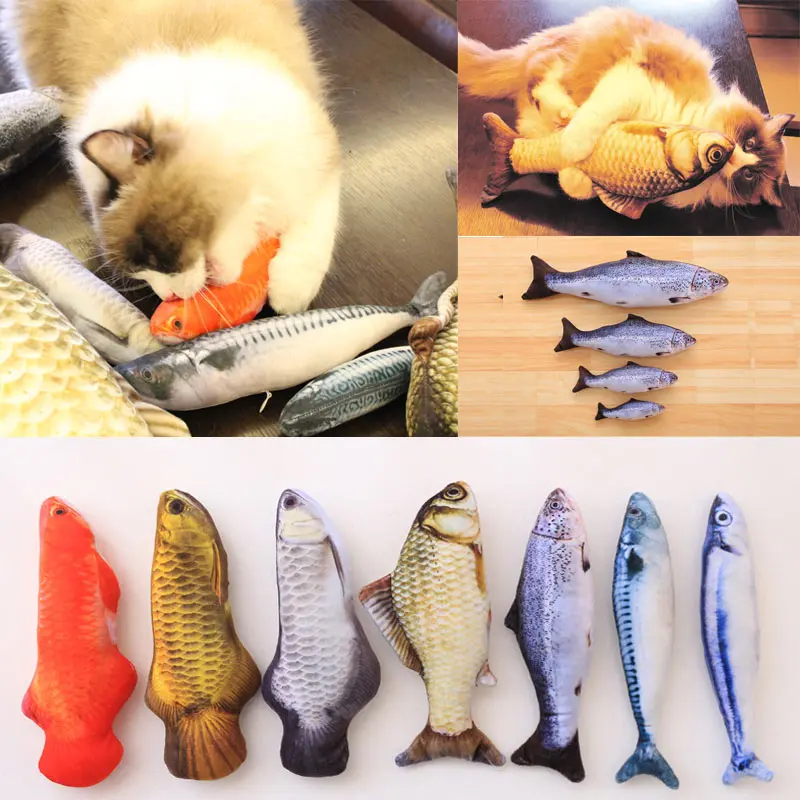 Игрушки для кошек Catnip для кошек имитация рыбы плюшевая игрушка домашнего питомца жевательная игрушка-подушка игрушечная кошка игрушки для домашних животных