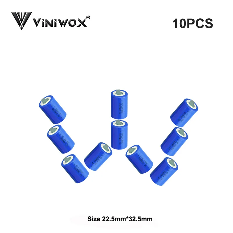 

Rechargeable 1.2V 1200mAh Ni-CD 4/5SC Batteries Cell for Power Tool Battery NICD Accumulator Electric Flashlight Toy Drone New