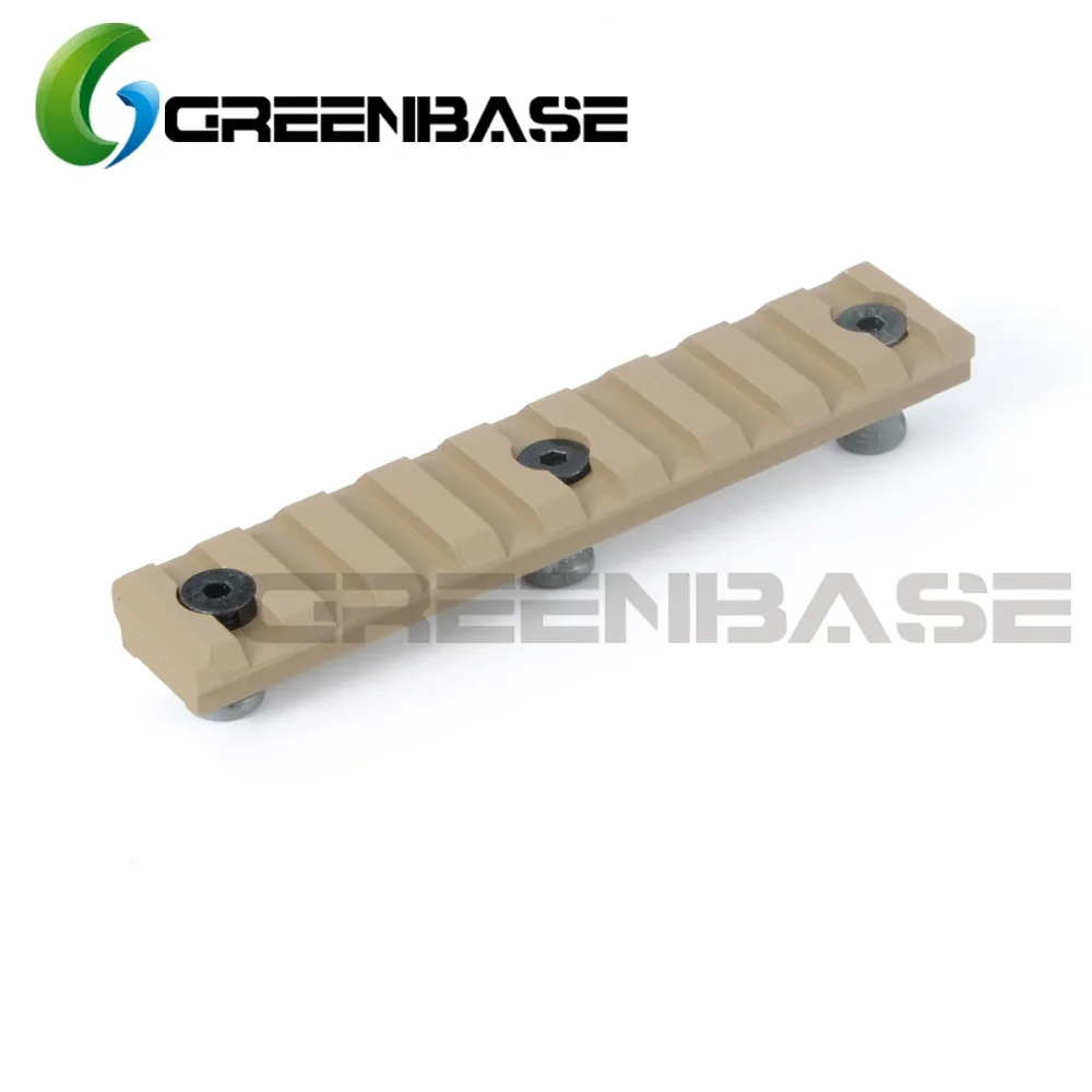 Dark Earth 9 Slot Keymod Rail Section Picatinny Weaver Key Mod System