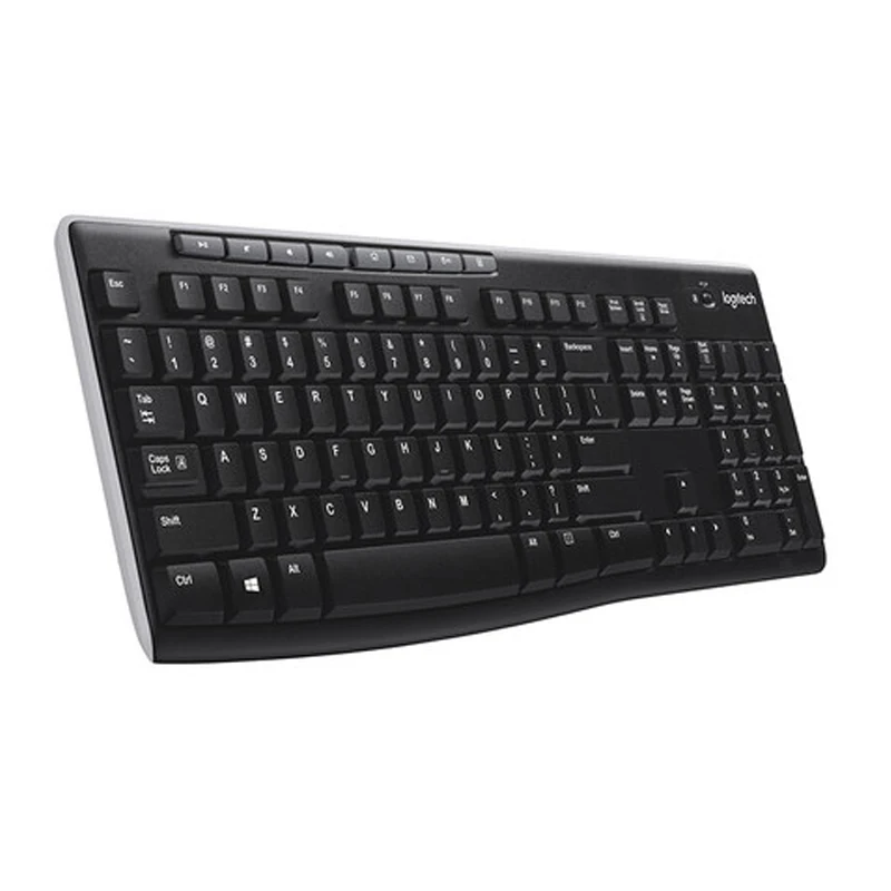 Беспроводная клавиатура logitech K270 с прочными клавишами с УФ-покрытием тонкая клавиатура компьютерная клавиатура