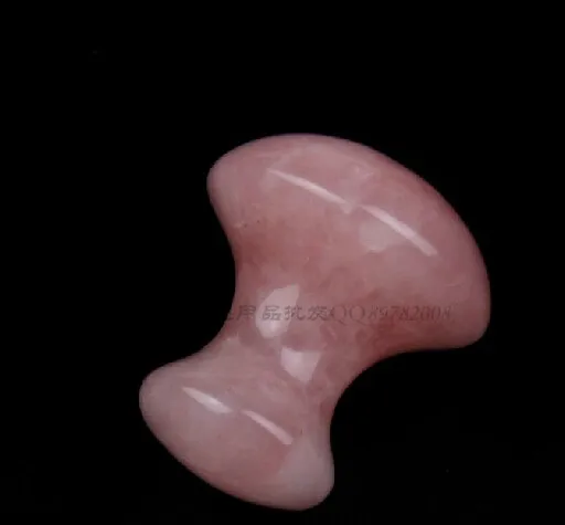 Натуральный розовый кристалл Роза кварц Массажная палочка заживление для устранения темных кругов увлажнение глаз тонкие линии