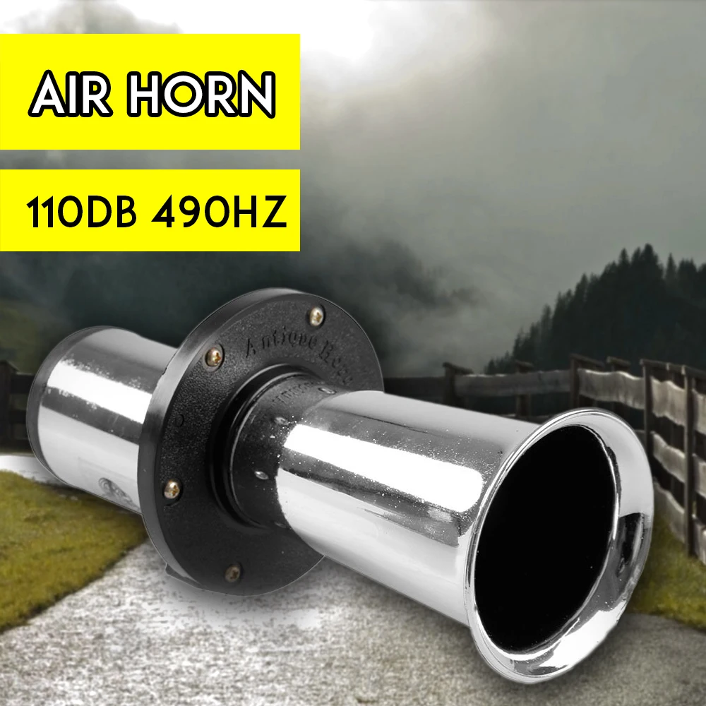 

Antique Ahooga Klaxon 12V Vintage OO-GA Oogah Classical Horn for Ford Model T Style Old School T-Ford Chrome 110DB Car Motorbike
