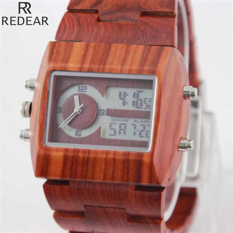 REDEAR911 font b all b font bamboo material luxury men s font b watch b font