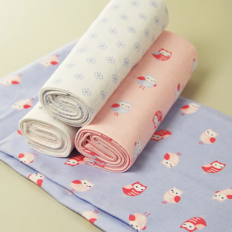 4Pcs/Pack 100% cotton supersoft flannel receiving baby blanket swaddle baby bedsheet 76*76CM baby blankets newborn 2