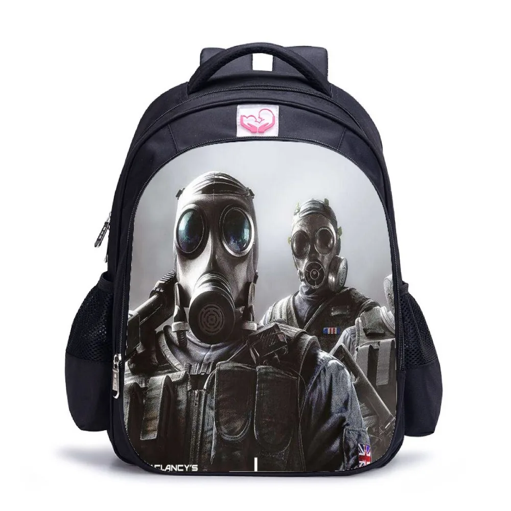 Новый печати Военная Униформа обувь для мальчиков рюкзак игры Tom Clancy Радуга дорожная сумка Six Siege унисекс студенческий ноутбук школьная