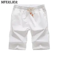 Летние повседневные х/б мужские шорты с эластичной резинкой на талии мужские шорты Размер 6 6 цветов