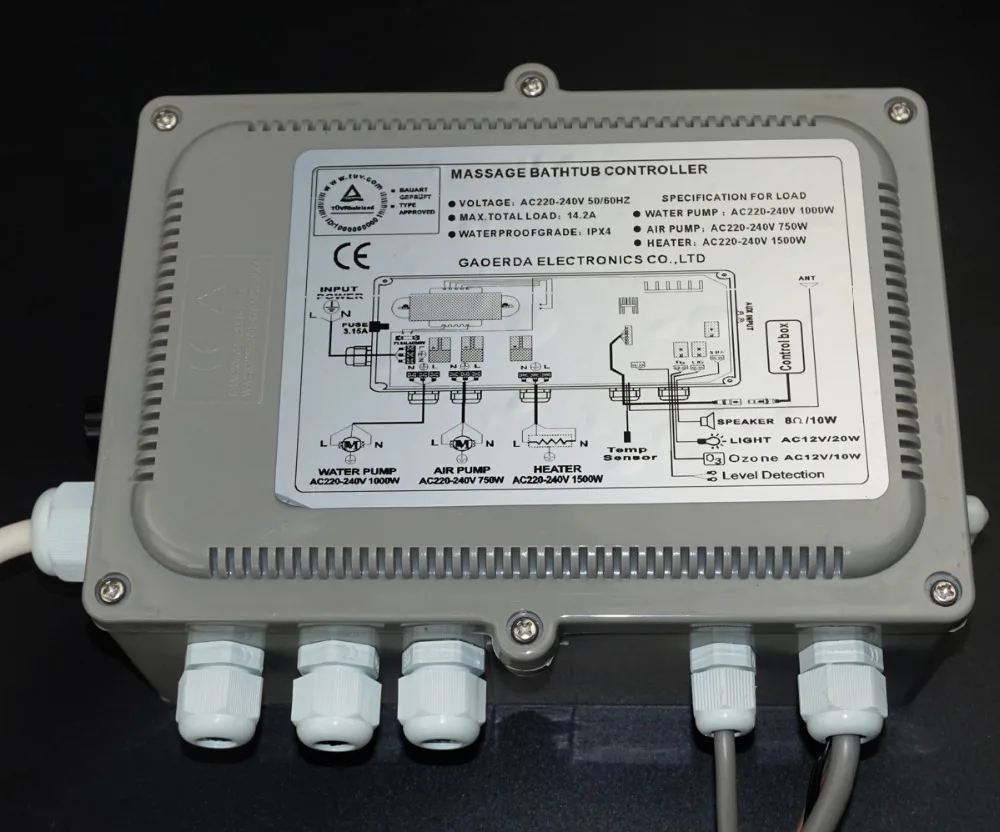 Система управления Массажной Ванной, контроллер водоворота lkeypad 220V opetion GD-7001B