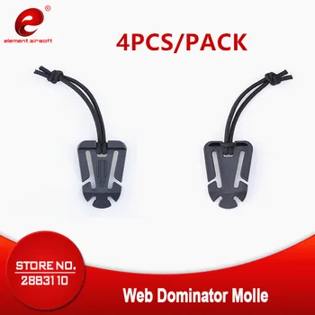 

Element 4Pcs/lot Web Dominator Molle Backpack Carabiner Carry Sling Elastic Rope Webbing Buckle Winder Flashlight EDC Tool EX364