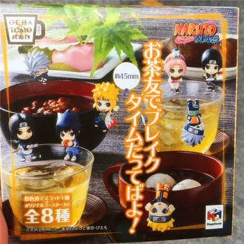

Mini 8pcs Anime Naruto Shippuuden Tea Cup Decorations PVC Action Figure Collection Model Dolls Toy (8pcs set)