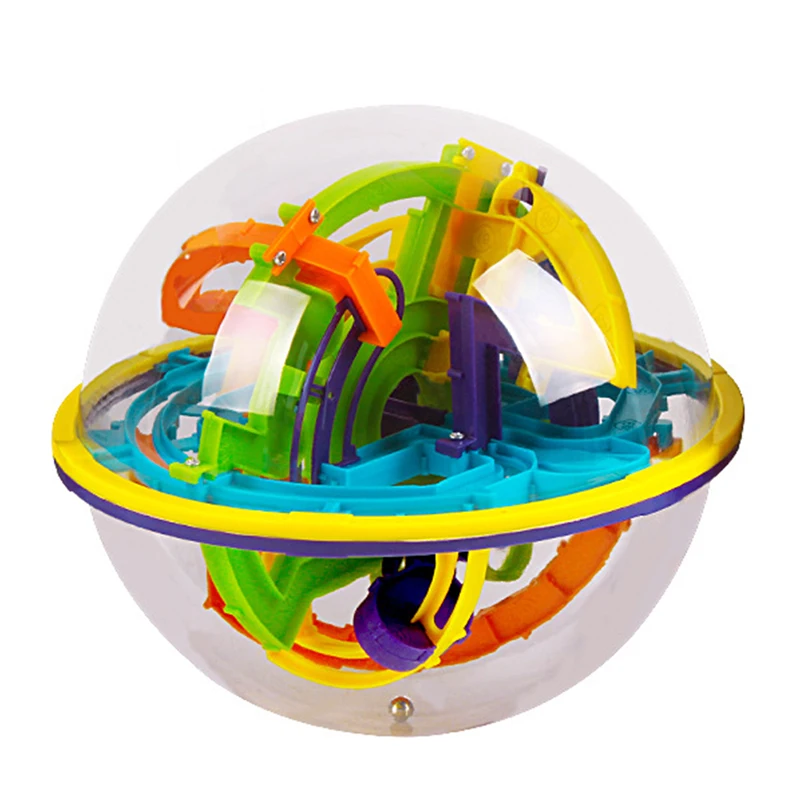 Juego de rompecabezas de mármol de bolas magnéticas de perplexus, Bolas Mágicas 3D, juguete de equilibrio IQ, juguetes clásicos educativos, Bola de laberinto 18x18x19,5