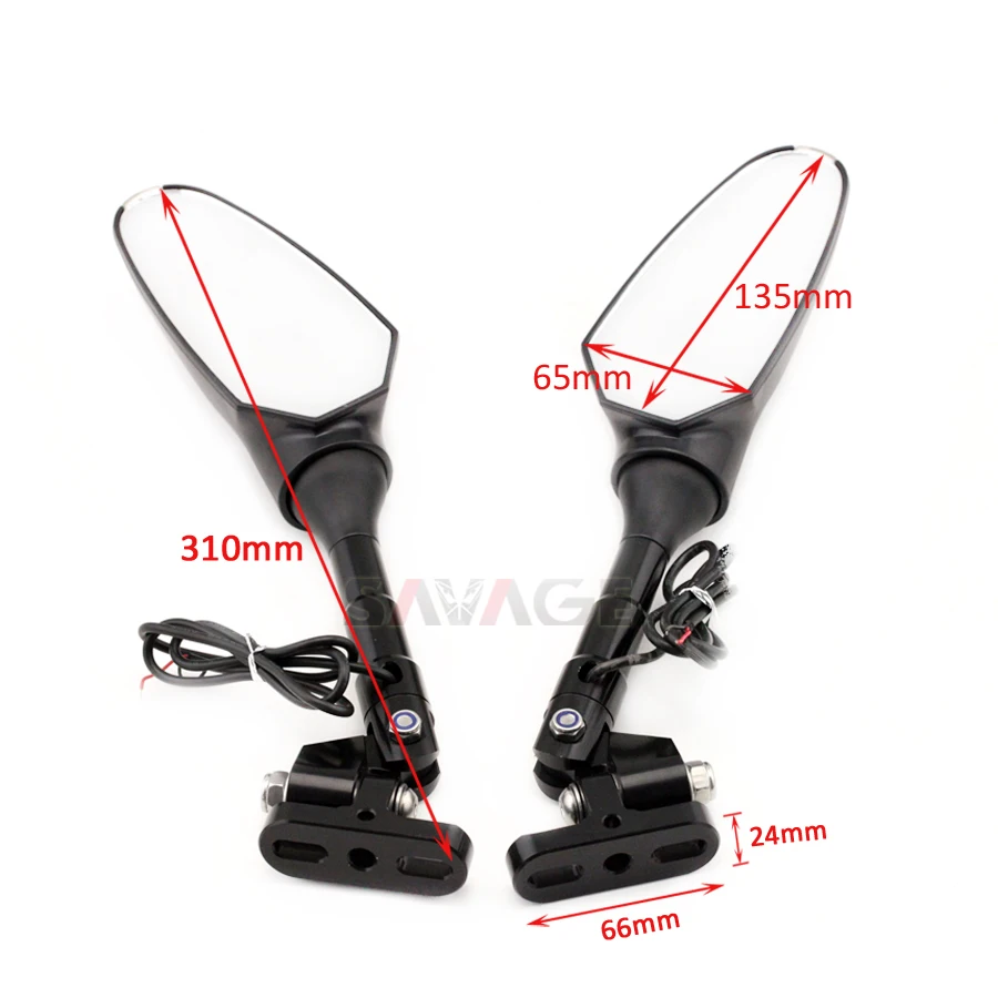 CCT Side Rearview Rear View Mirrors Mirror Looking Glass Lens (1)