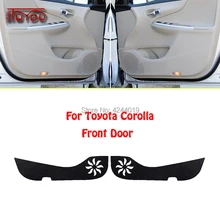 Для автомобиль Toyota Corolla внутри дверь задняя крышка с защитой от царапин Защита Анти Удар декоративные подушечки автомобиля Стикеры 4 предмета в комплекте