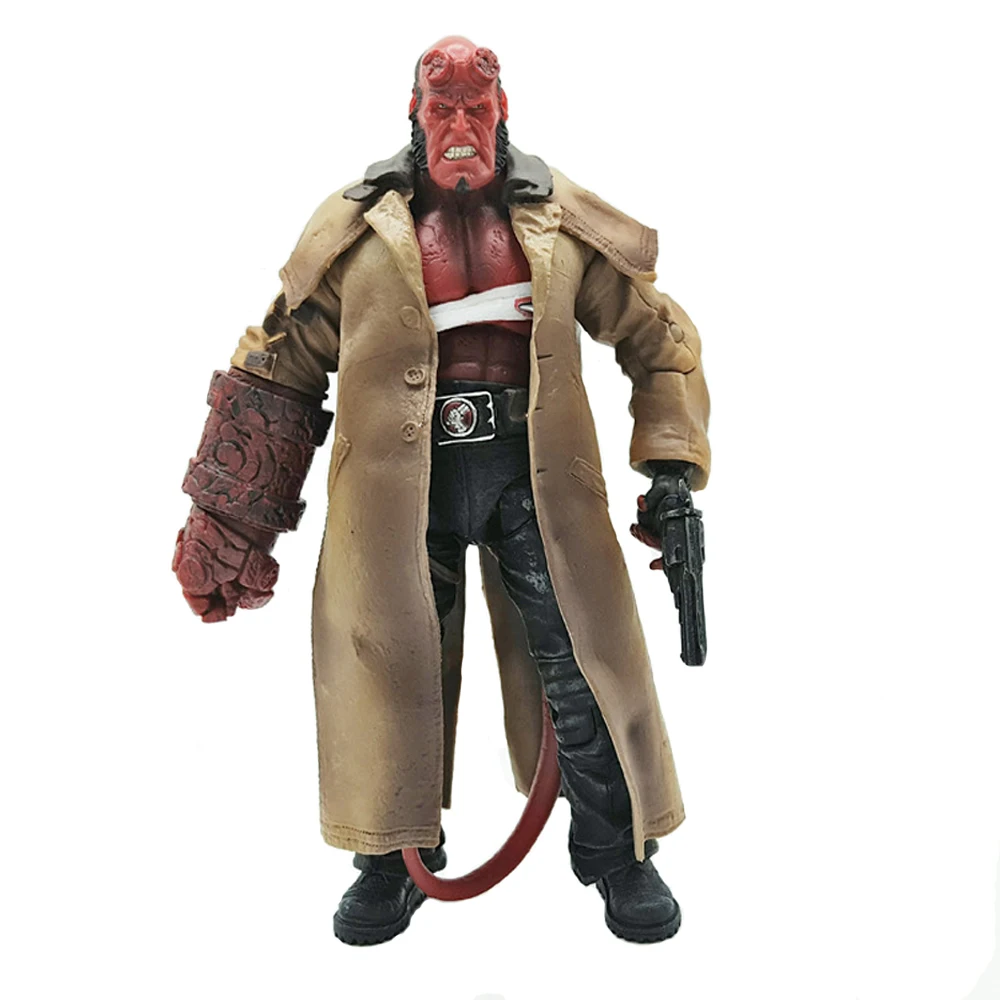 MEZCO Hellboy с портсигар вариант Samaritan ПВХ 3 вида стилей фигурку Коллекционная модель