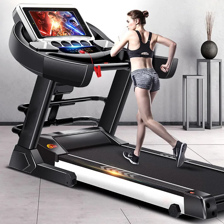  S600 5 inch Display Screen Electric Foldable Mini Treadmill Sit-Up Function Gradient Adjustment Mut