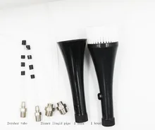 2 rube tube+2 inner liuqid pipe+1brush+1 horn replacement for blackcar wash tornador gun z-010&k102&k108(6pcs/set)