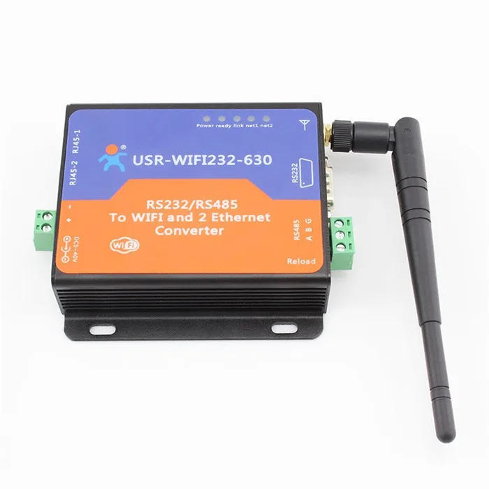 USR WIFI 232 630 Serial Rs Rs485 для Wi Fi и Ethernet сервера 2 TCP/IP порта Q13433|rs485 software|rs485 ledrs485 card |