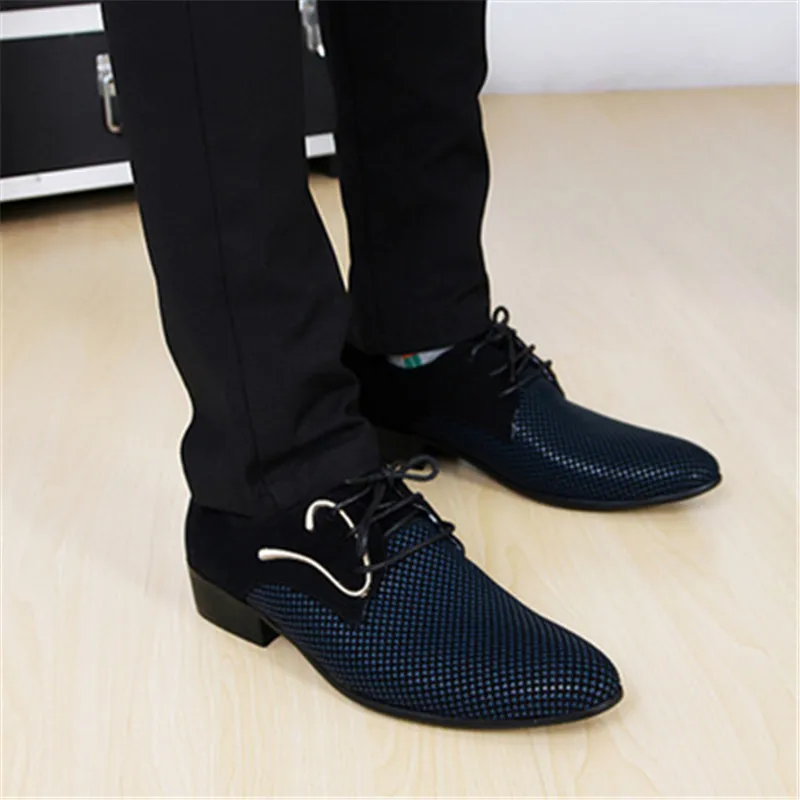 Pointed Men Oxford Wedding Business Flat Shoes