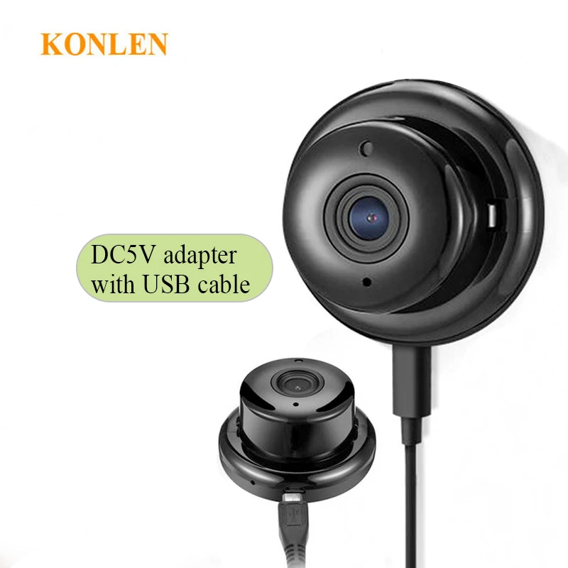 KONLEN мини Домашняя безопасность WIFI 720P ip камера Беспроводная CCTV инфракрасная