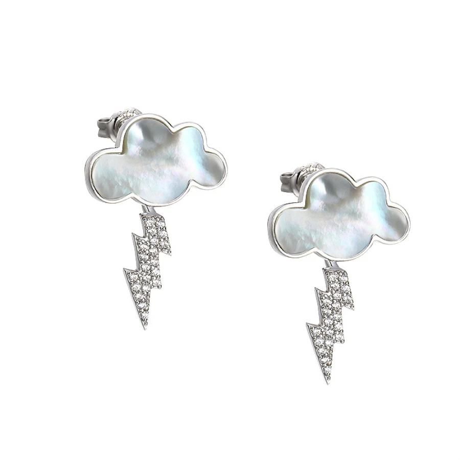 

Casual Earrings Studs Wholesale Silver Jewelry Tortoise Shell Earrings Diamond Earrings on one piece dress for Women