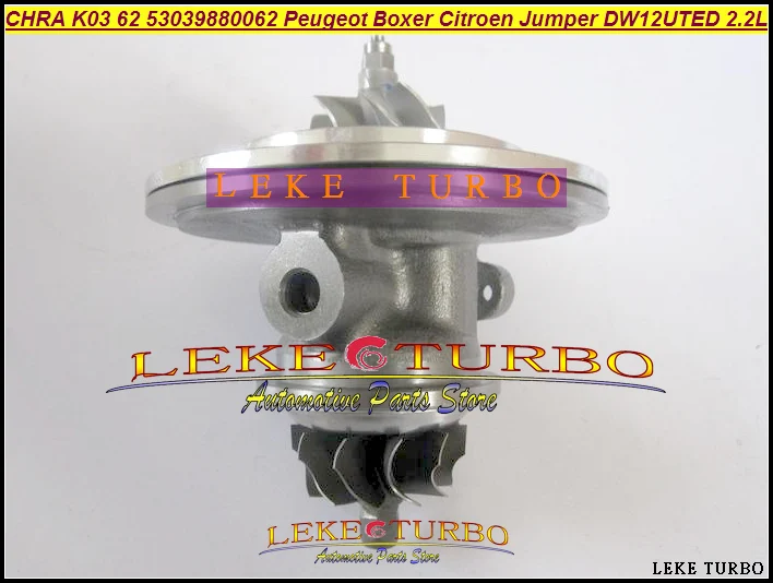 Turbo Cartridge CHRA Core K03 62 53039880062 0375H3 0375H4 For Peugeot Boxer II