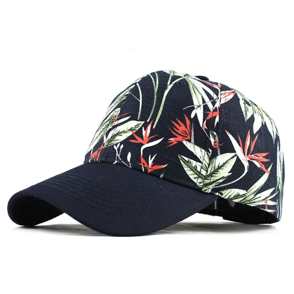 Summer visor printing outdoor sun hats for men and women can be adjusted washable cotton multicolor fashion hat PY0610