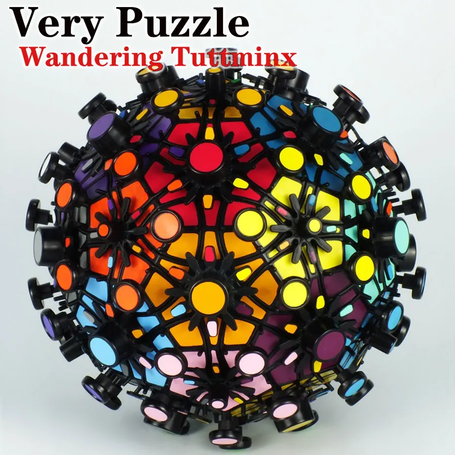 Волшебный куб головоломка VeryPuzzle 32 оси блуждающий Tuttminxstray Футбол