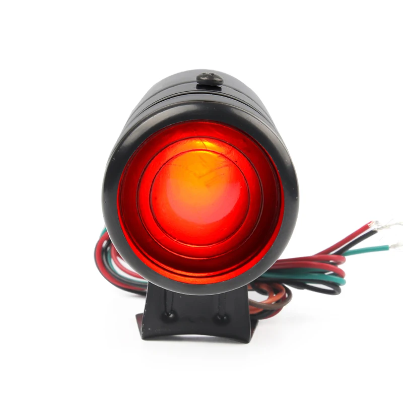 Universal 1000-11000 RPM Adjustable Tachometer Gauge Warning Shift Light Red/Blue LED Lamp car meter Tach Cover