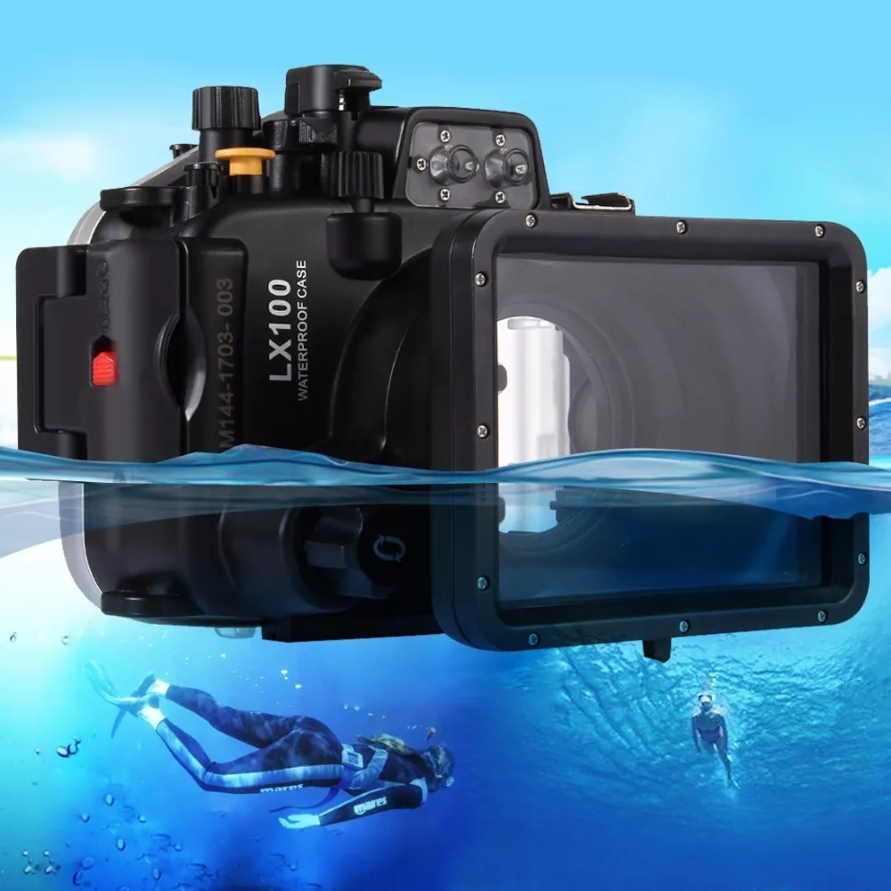 PULUZ 40m Underwater Depth Diving Case Waterproof Camera Housing for