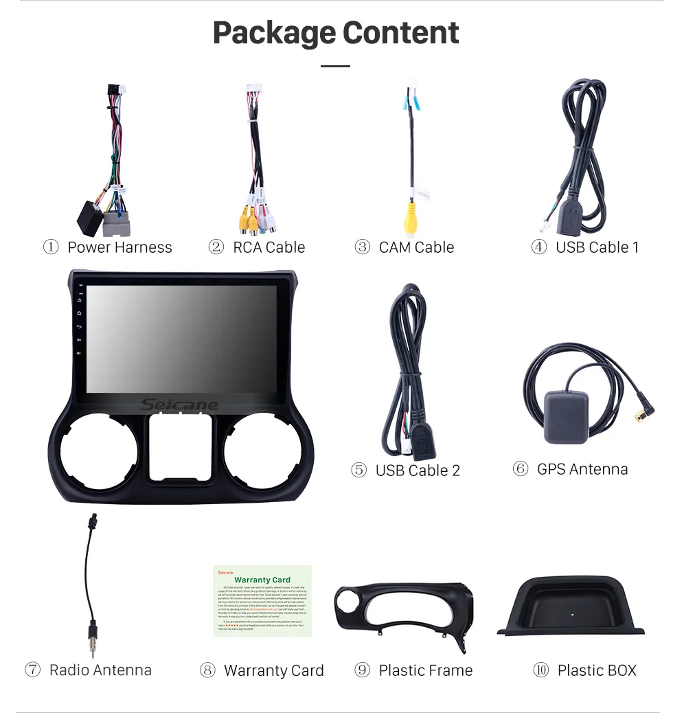 Flash Deal Harfey 2Din 10.1 Inch Car Radio Android 8.1 Stereo For JEEP Wrangler 2011-2017 left hand drive GPS Navigation Multimeida Player 15