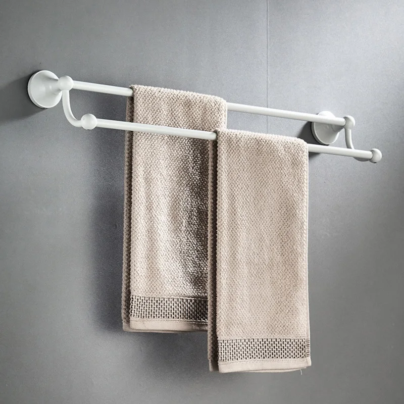 Günstige Weiß Bad Hardware Zubehör Set Messing Dusche Seife Dish Haar Trocken Halter Handtuch Schiene Bar Robe Haken Wc Pinsel Rolle halter