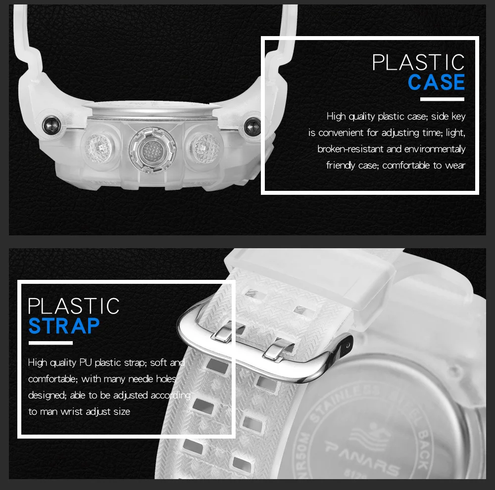 PANARS G style Shock Military Watch Men's Digital Watch Outdoor Multi-function Waterproof Sports Watch Relojes Hombre