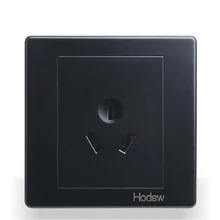 Настенная розетка 86 черный скрытый черный стальной кондиционер выделенная розетка для нагревательного прибора 16А розетка 3 отверстия, PC 2