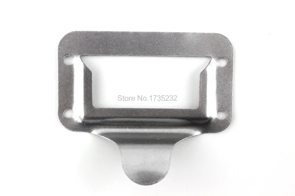 100pcs 73 * 59MM label holder frame box handle
