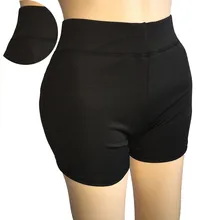 Для женщин йога узкие спортивные шорты скинни повседневной тренажерный зал короткие работает Повседневное эластичные Высокая Талия однотонные шорты Calzas Новинка TX4