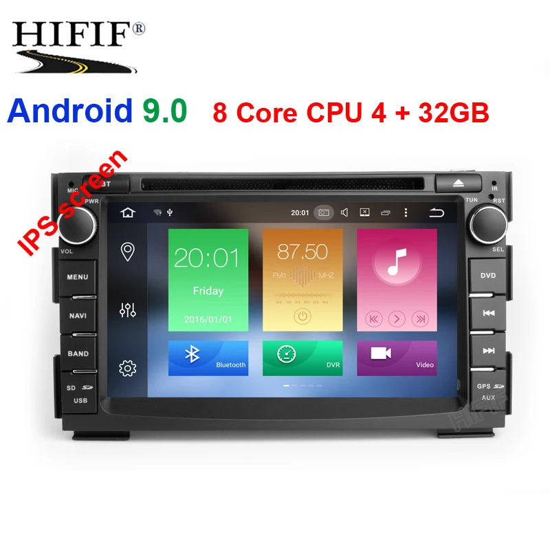 

7" DSP IPS 4G RAM Android 9.0 Car DVD PLAYER For Kia Ceed GPS stereo multimedia navigation RADIO RECEIVER tape recorder
