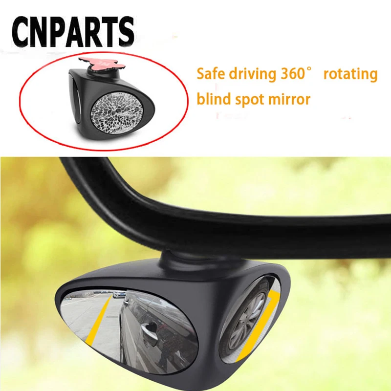 

CNPARTS For Hyundai Tucson 2017 Solaris ix35 i30 Suzuki Swift Mitsubish ASX Mazda Car Rearview Blind Spot Mirror 360 Adjustable