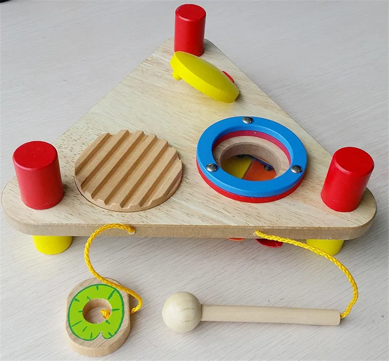 New Wooden Baby Toys Multifunctional Triangular Music Table Baby Educational Music Toys Baby Gifts New Wooden Baby Toys Multifunctional Triangular Music Table Baby Educational Music Toys Baby Gifts