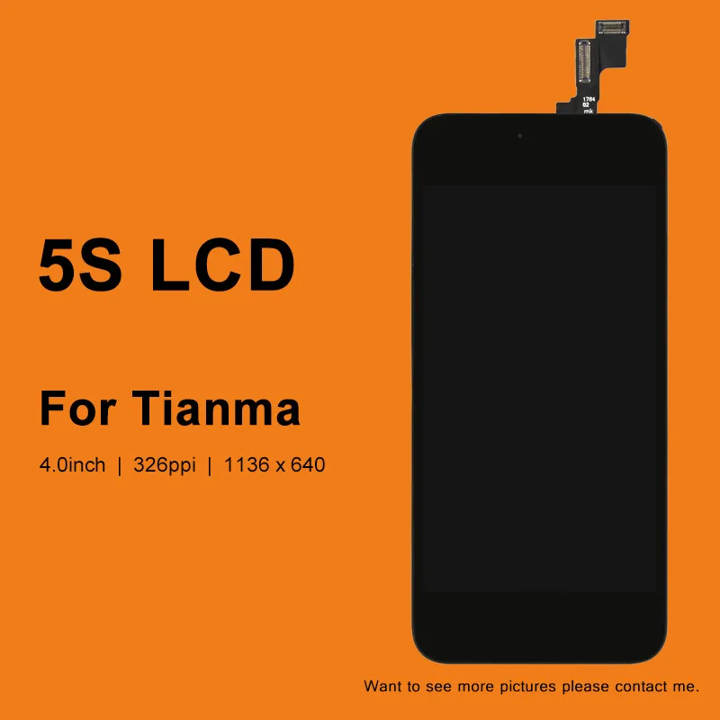 

AAA Grade No Dead Pixel LCD For iPhone 5s Screen Replacement Free Shipping
