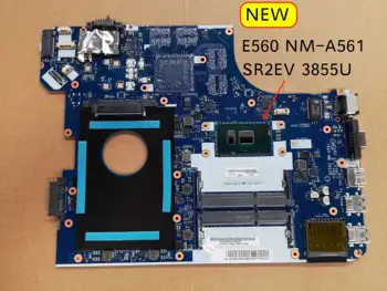 شراءشحن مجاني لينوفو E560 NM-A561 اللوحة المحمول مع SR2EV 3855 وحدة المعالجة المركزية