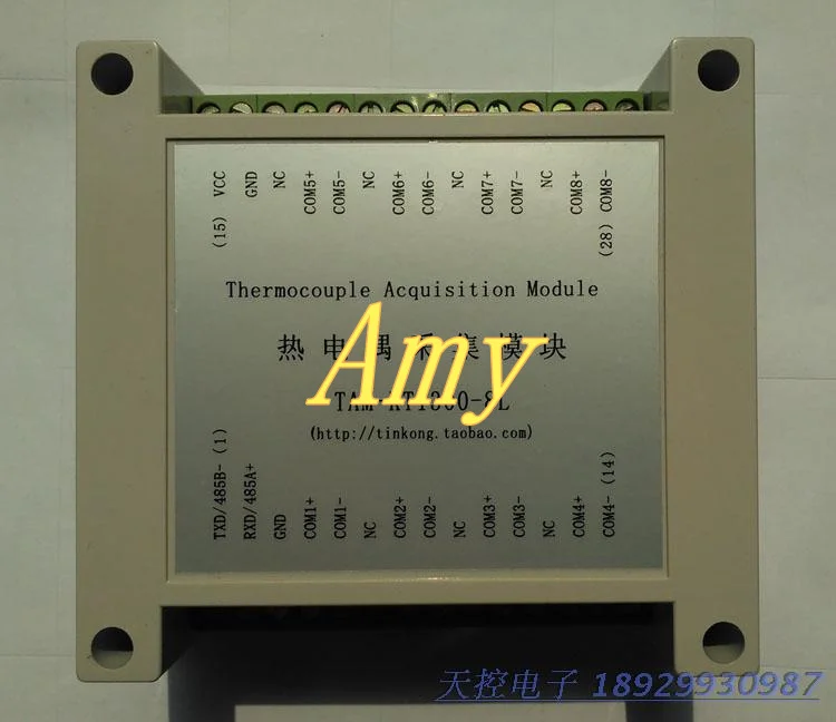 

TAM-KT1300-8L multi-channel K type thermocouple temperature transmitter module high temperature, high resolution and high resolu