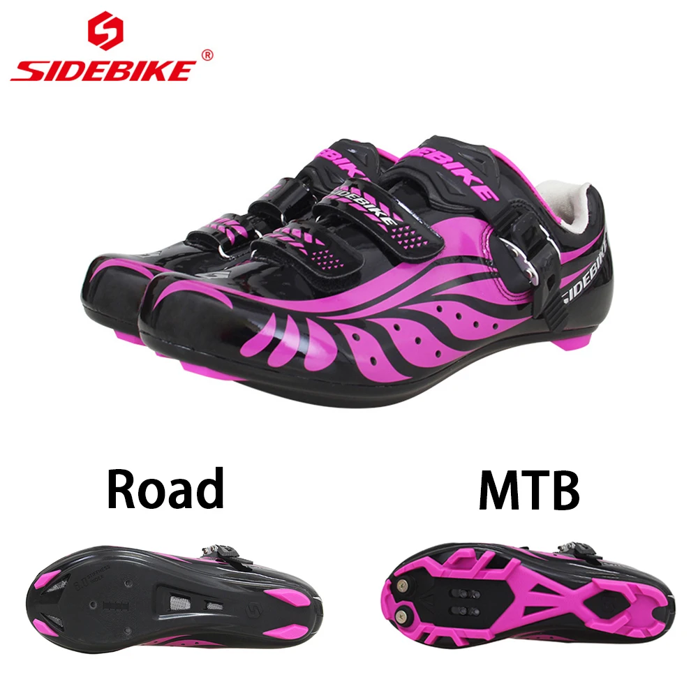 

Sidebike new bicycle mountain riding women's shoes nylon road MTB lock shoes casual outdoor sports slip wear riding lock shoes